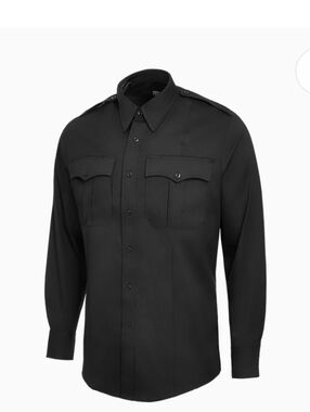 NWT Flying Cross Black Core Flex Men's Class A Long Sleeve Shirt